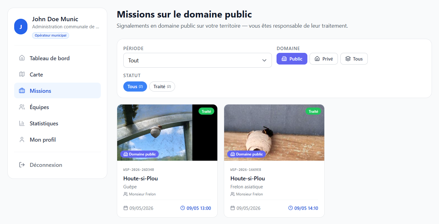 Public-domain tracking